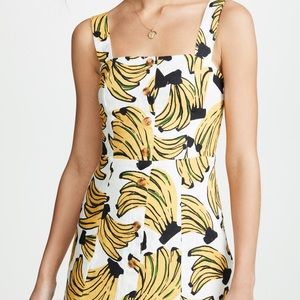 NWT Farm Rio banana print mini dress